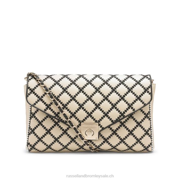 beige 8BN6701Russell And Bromley sac à bandoulière seawalk à grosse chaîne