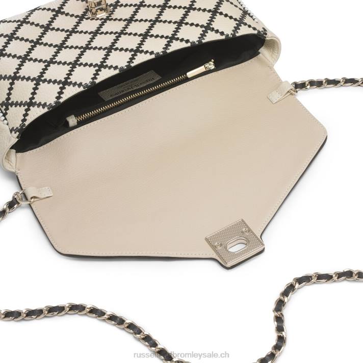 beige 8BN6701Russell And Bromley sac à bandoulière seawalk à grosse chaîne