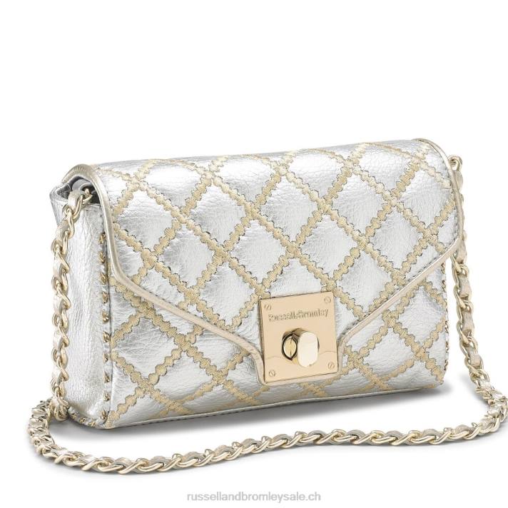 métallique 8BN6682Russell And Bromley boulevard2 mini sac à bandoulière