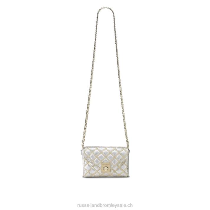métallique 8BN6682Russell And Bromley boulevard2 mini sac à bandoulière
