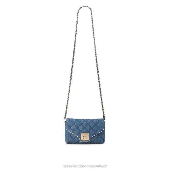 marine 8BN6733Russell And Bromley promenade mini sac à bandoulière chaîne
