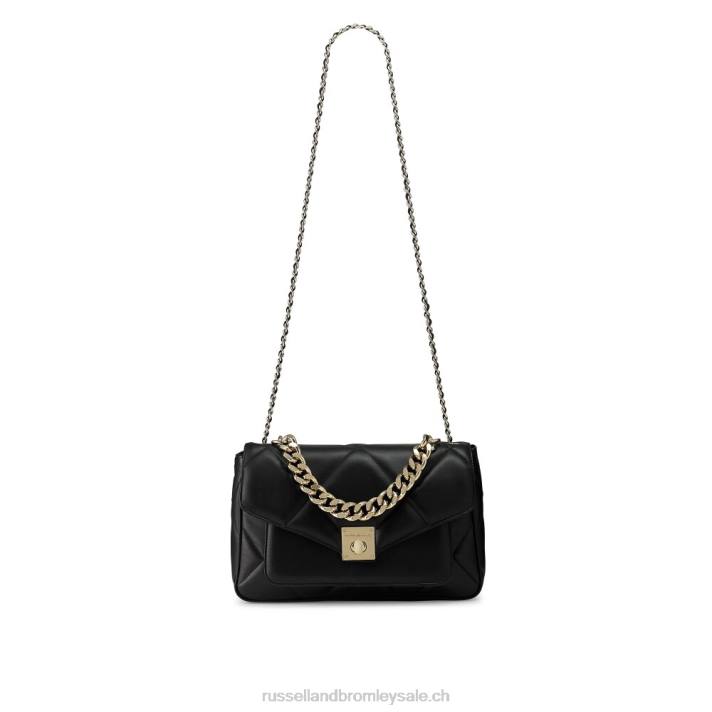 noir 8BN6714Russell And Bromley sac à bandoulière matelassé doux quiltpuff