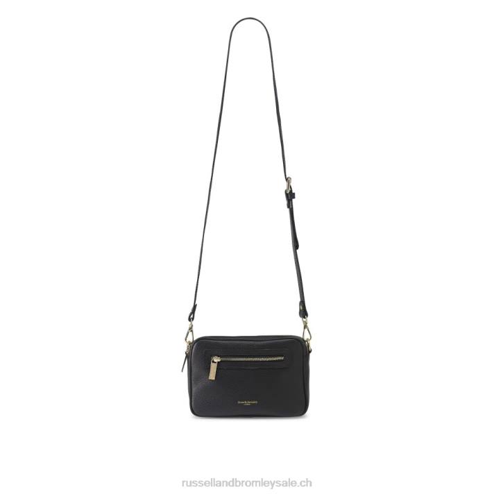 noir 8BN6720Russell And Bromley sac à bandoulière dynamique à triple fermeture éclair