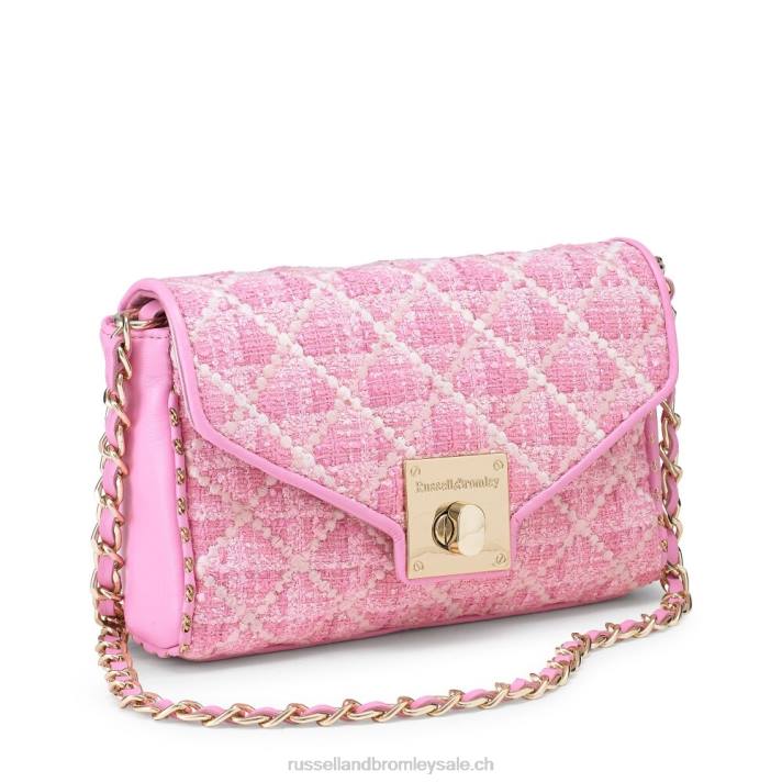 rose 8BN6687 femmes Russell And Bromley boulevard2 mini sac à bandoulière