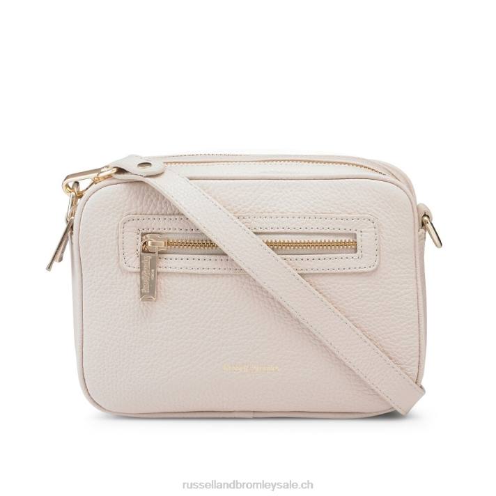 rose 8BN6721Russell And Bromley sac à bandoulière dynamique à triple fermeture éclair