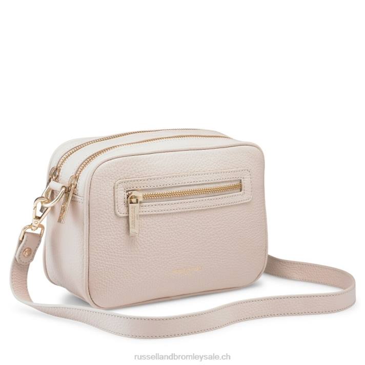 rose 8BN6721Russell And Bromley sac à bandoulière dynamique à triple fermeture éclair