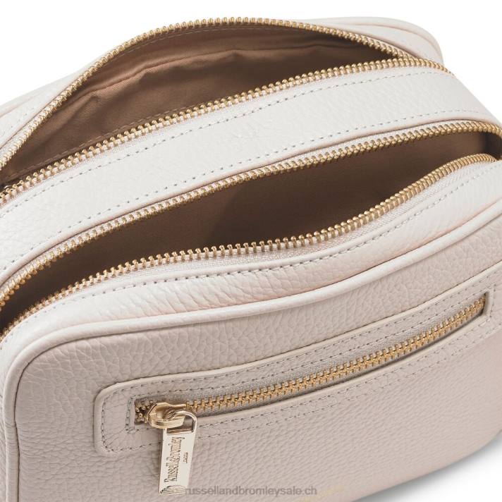 rose 8BN6721Russell And Bromley sac à bandoulière dynamique à triple fermeture éclair