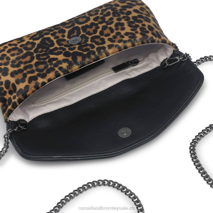 léopard 8BN6777Russell And Bromley pochette à boucle ornée