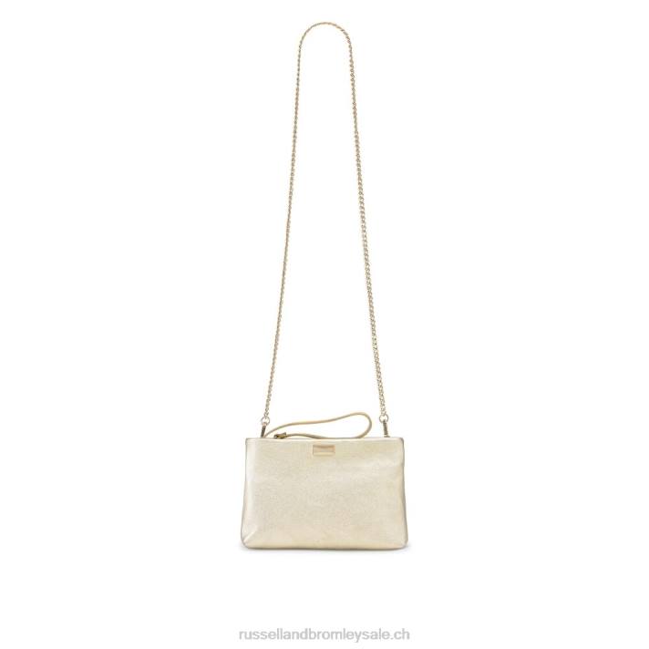 métallique 8BN6782Russell And Bromley pochette zippée sur le dessus