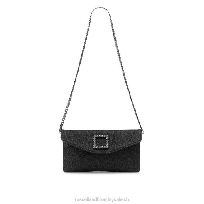 noir 8BN6770Russell And Bromley pochette à boucle ornée de conte de fées