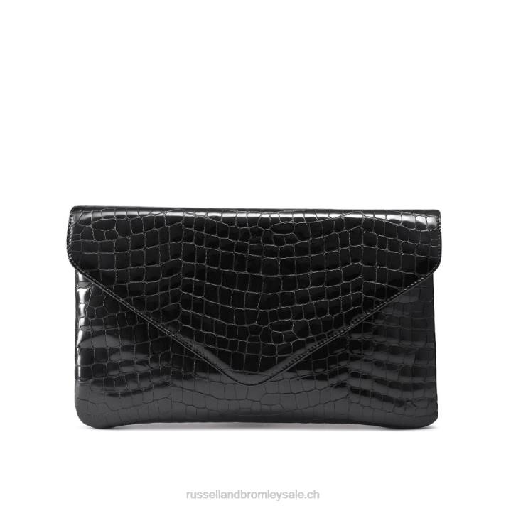 noir 8BN6774Russell And Bromley pochette enveloppe oversize loopy