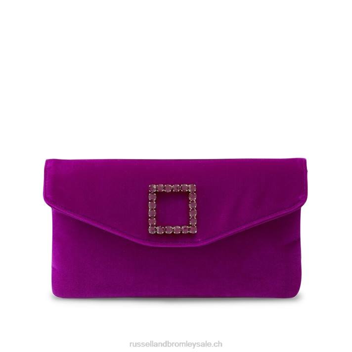 rose 8BN6691Russell And Bromley pochette à boucle ornée