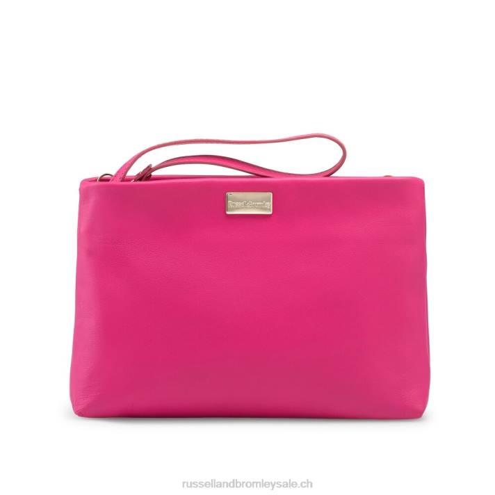 rose 8BN6781Russell And Bromley pochette tactile zippée toppouch
