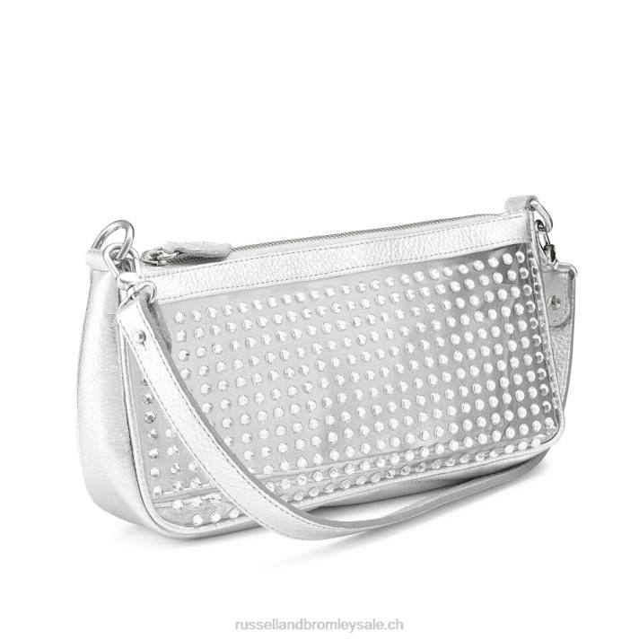 argent 8BN6690Russell And Bromley sac porté épaule à ornements aphrodite