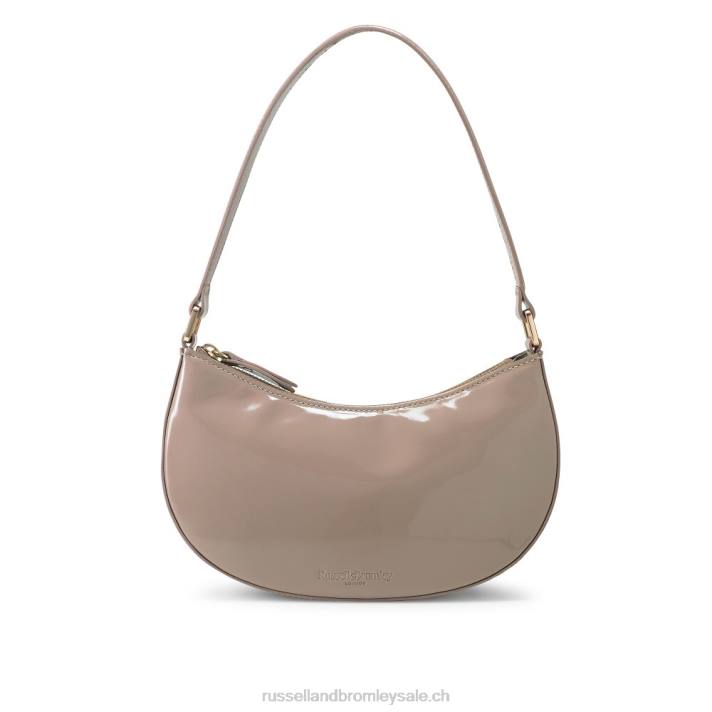 beige 8BN6671Russell And Bromley sac porté épaule à base incurvée de la saint-valentin