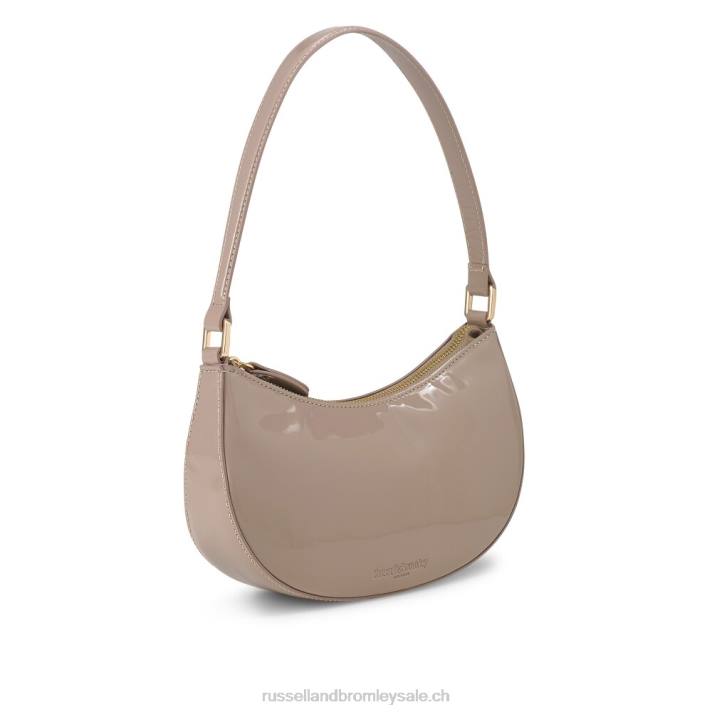 beige 8BN6671Russell And Bromley sac porté épaule à base incurvée de la saint-valentin