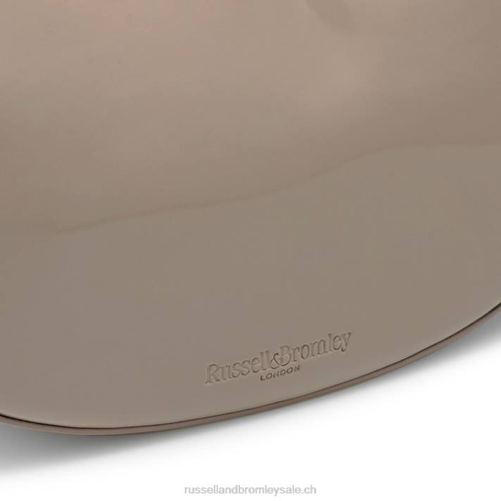 beige 8BN6671Russell And Bromley sac porté épaule à base incurvée de la saint-valentin
