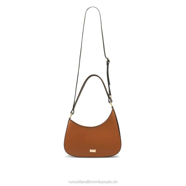 bronzer 8BN6672 femmes Russell And Bromley sac porté épaule asymétrique