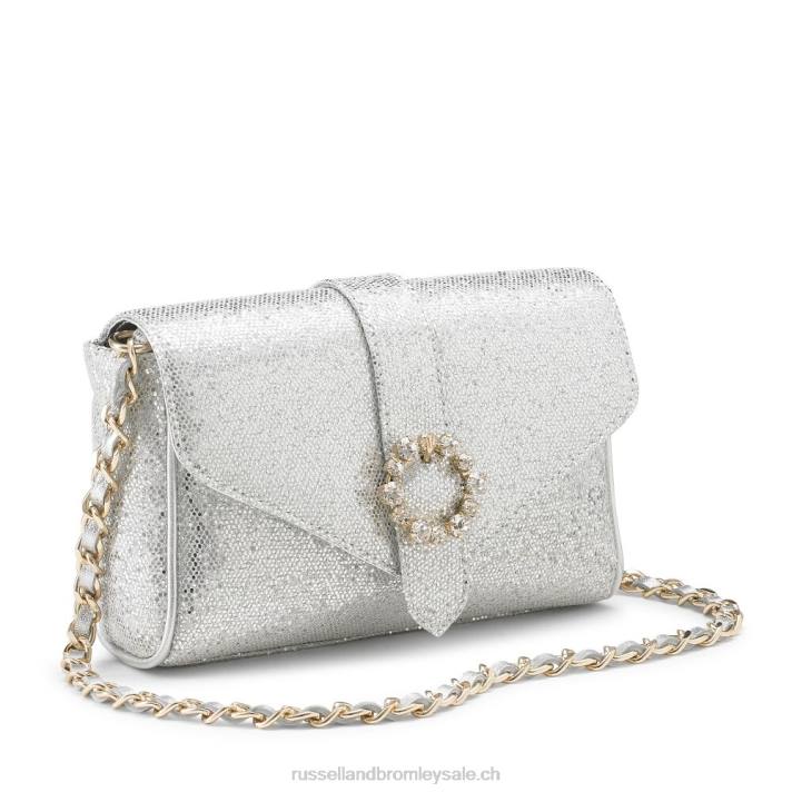 métallique 8BN6684Russell And Bromley sac à chaîne à boucle strictement bijou