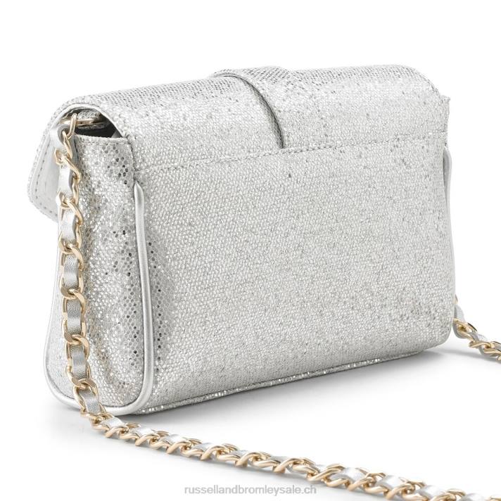 métallique 8BN6684Russell And Bromley sac à chaîne à boucle strictement bijou