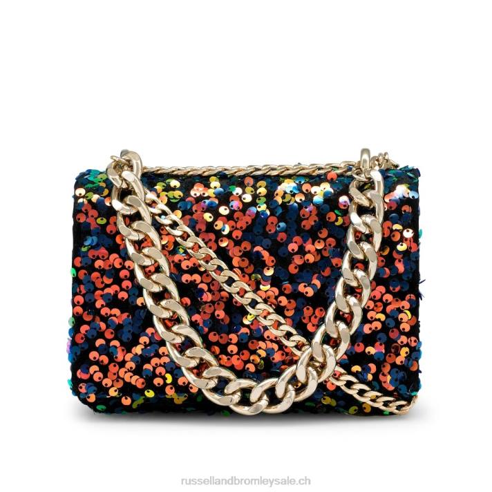 multi 8BN6680Russell And Bromley mini sac porté épaule Dazzle