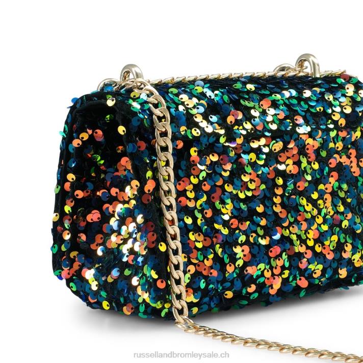 multi 8BN6680Russell And Bromley mini sac porté épaule Dazzle