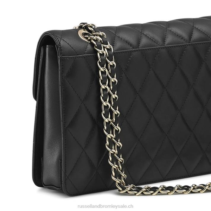 noir 8BN6669Russell And Bromley grand sac porté épaule à chaîne