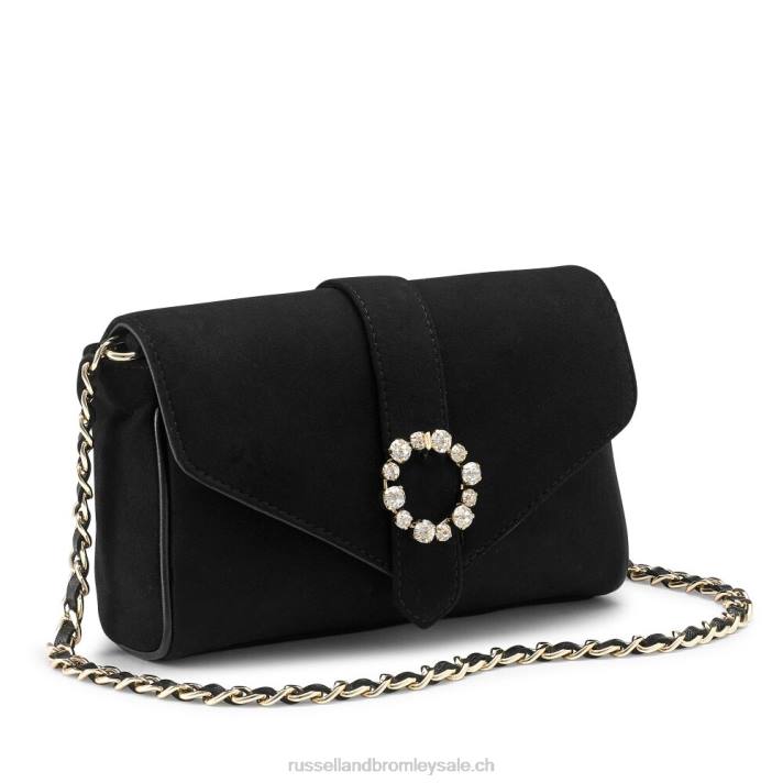 noir 8BN6700Russell And Bromley sac à chaîne à boucle strictement bijou