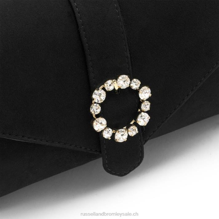 noir 8BN6700Russell And Bromley sac à chaîne à boucle strictement bijou