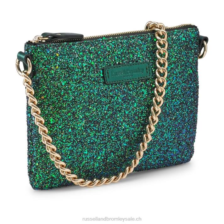 vert 8BN6692Russell And Bromley plus un sac porté épaule à chaîne
