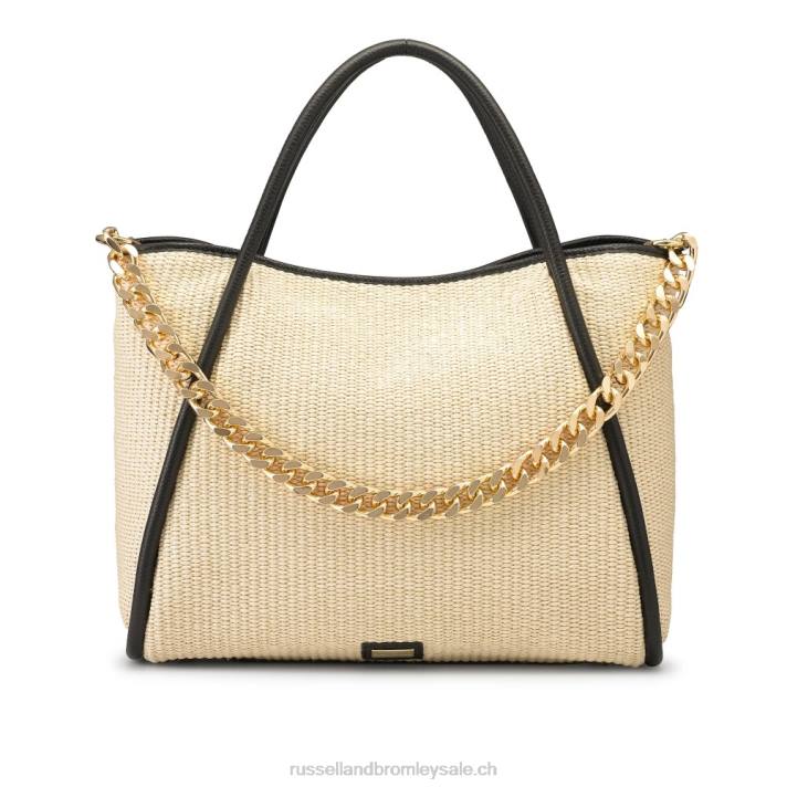 beige 8BN6694Russell And Bromley sac à main est/ouest à chaîne iconique