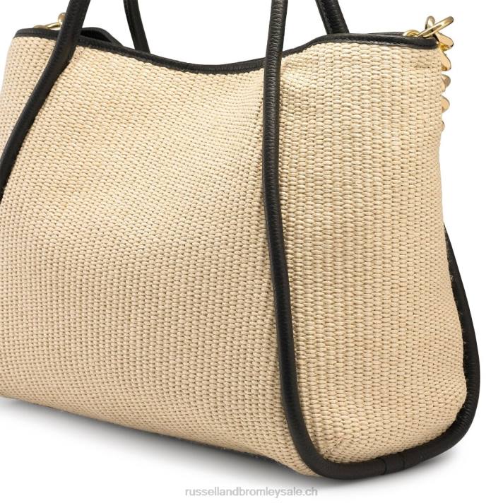 beige 8BN6694Russell And Bromley sac à main est/ouest à chaîne iconique