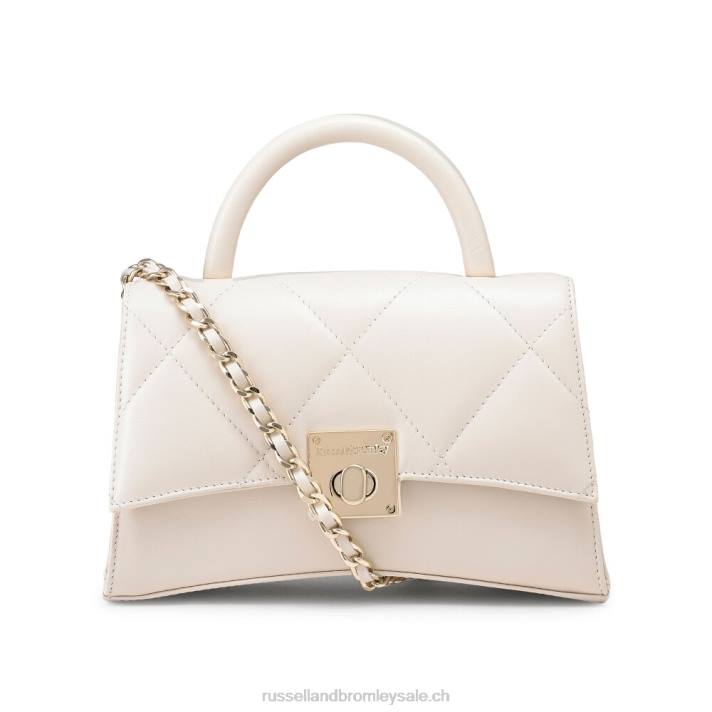 blanc 8BN6727Russell And Bromley on the rocks sac à main structuré