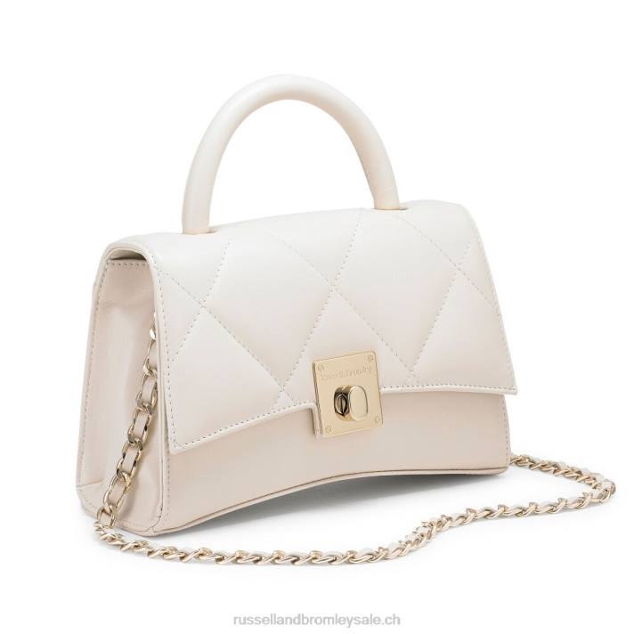 blanc 8BN6727Russell And Bromley on the rocks sac à main structuré