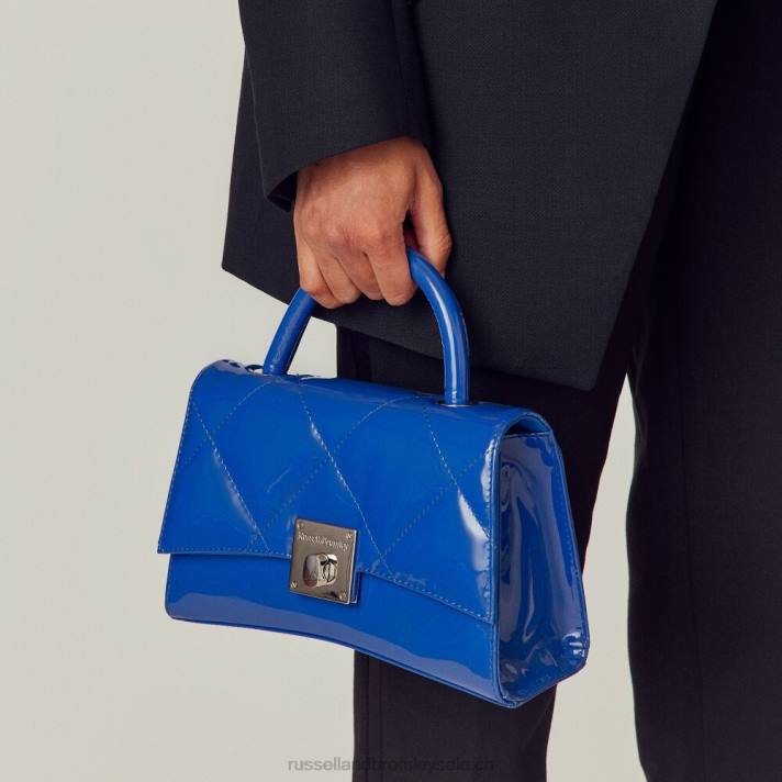 bleu 8BN6728 femmes Russell And Bromley on the rocks sac à main structuré