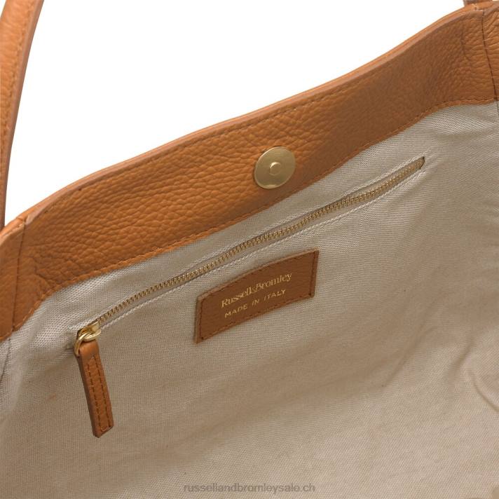 bronzer 8BN6678Russell And Bromley sac à main est/ouest à chaîne iconique