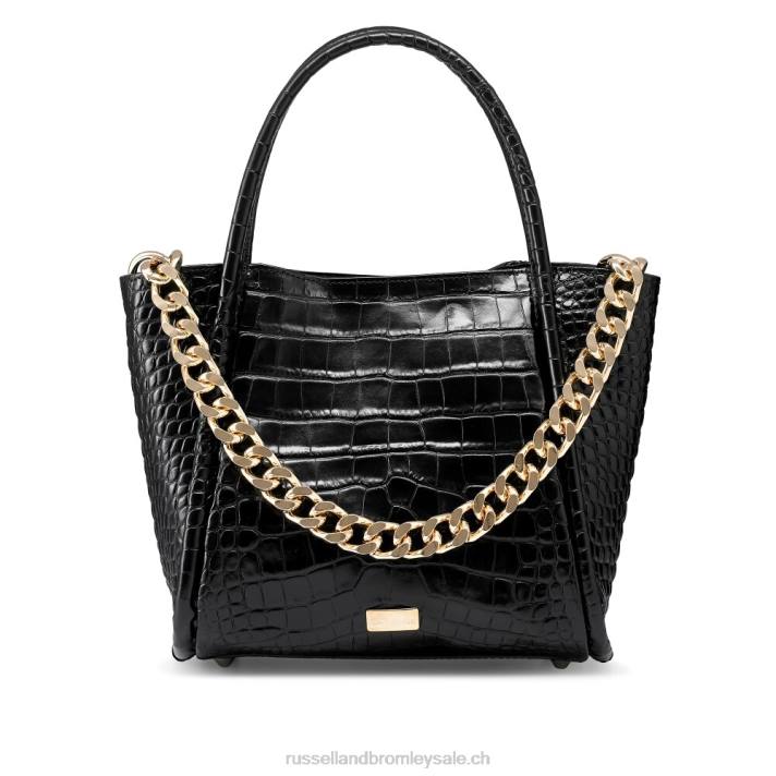 noir 8BN6703Russell And Bromley icon mini mini sac à main à chaîne