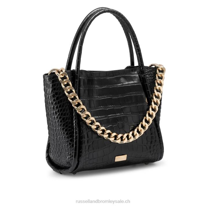 noir 8BN6703Russell And Bromley icon mini mini sac à main à chaîne