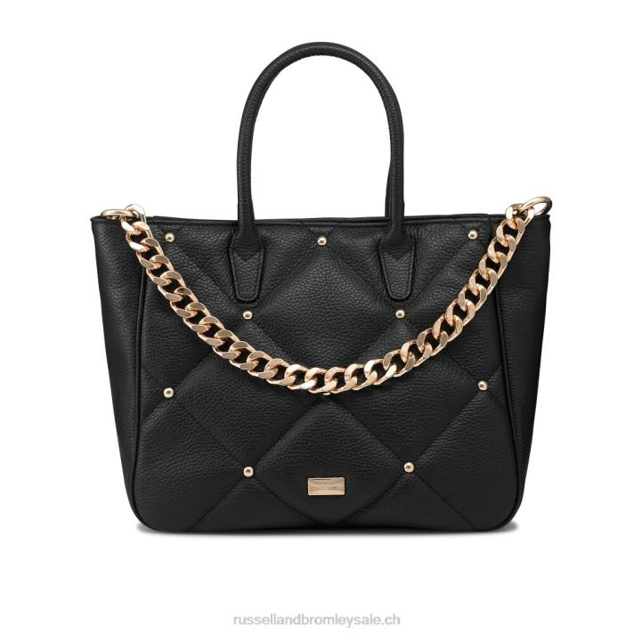 noir 8BN6706Russell And Bromley couette étoilée et sac à clous