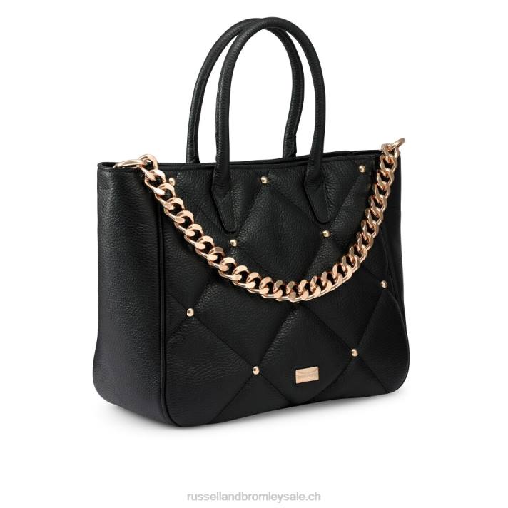 noir 8BN6706Russell And Bromley couette étoilée et sac à clous