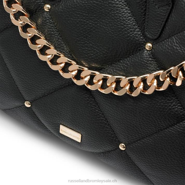 noir 8BN6706Russell And Bromley couette étoilée et sac à clous