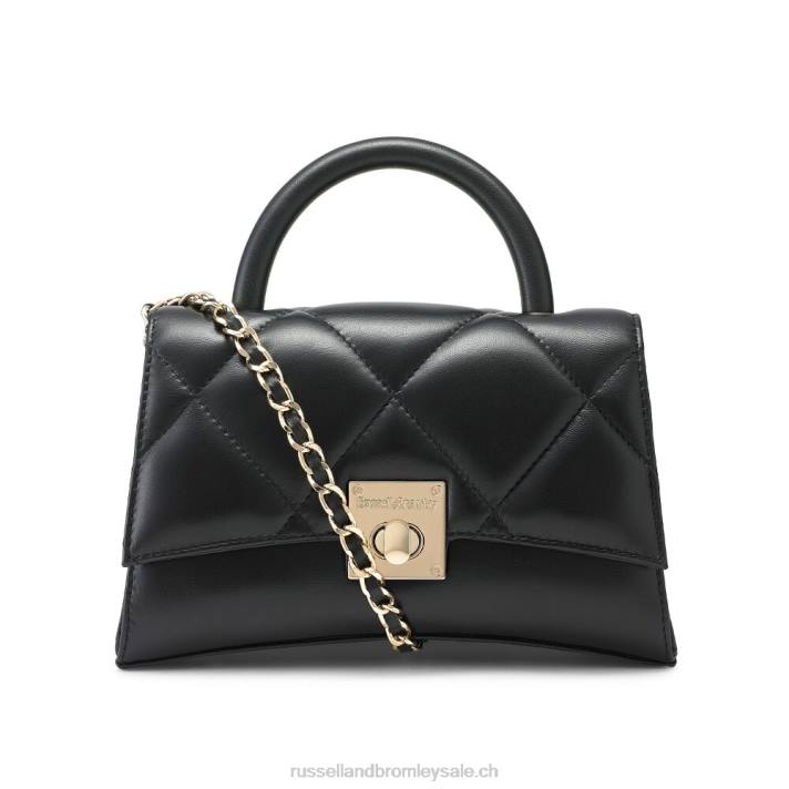 noir 8BN6742Russell And Bromley on the rocks sac à main structuré