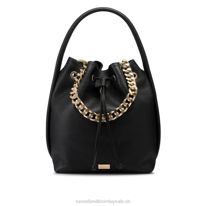 noir 8BN6748Russell And Bromley sac seau à chaîne iconique