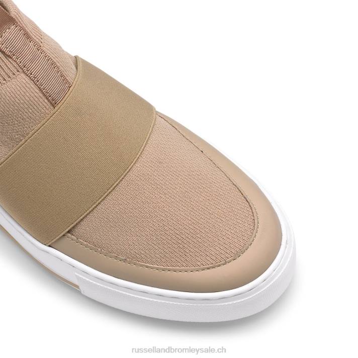 beige 8BN610 femmes Russell And Bromley baskets en maille park