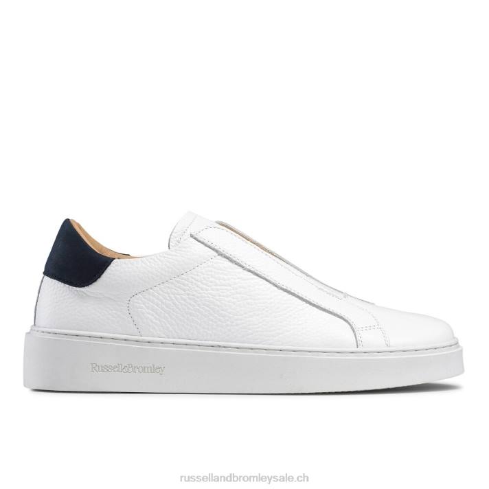 blanc 8BN647 femmes Russell And Bromley sneaker sans lacets de rêve