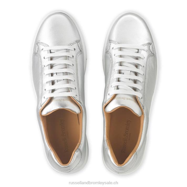 métallique 8BN660 femmes Russell And Bromley plateforme à lacets park life