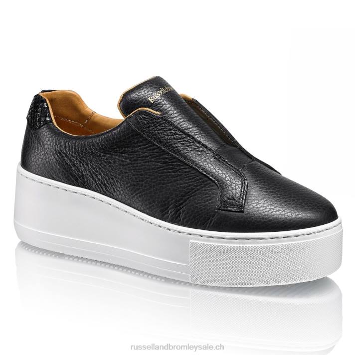 mono 8BN64 femmes Russell And Bromley baskets sans lacets Park Up