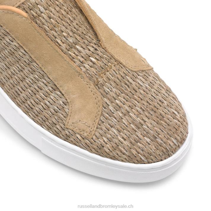 neutre 8BN63 femmes Russell And Bromley baskets sans lacets Park Up