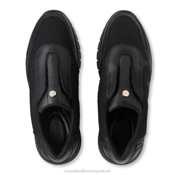 noir 8BN650 femmes Russell And Bromley coureur de maille de course d\'île