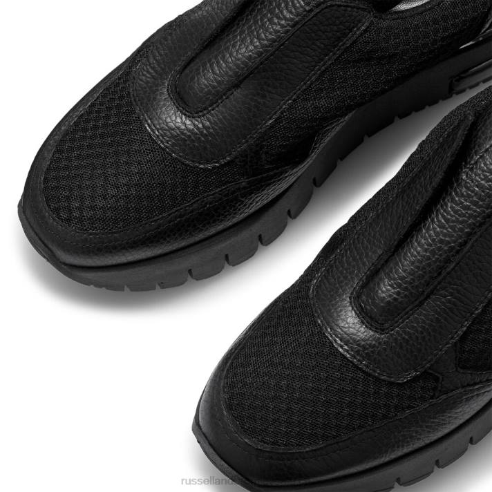 noir 8BN650 femmes Russell And Bromley coureur de maille de course d\'île